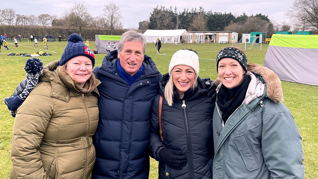 Parents Emma, Graham, Hayley & Nicola (also team admin).
