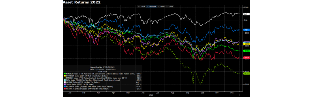 Asset Returns in 2022