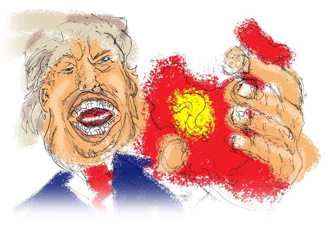 Trump squeezing China